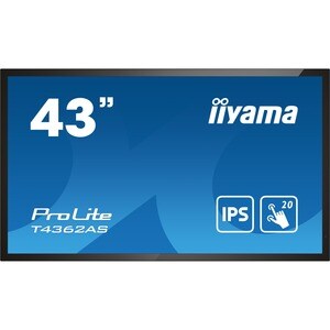 Écran tactile LCD iiyama ProLite T4362AS-B1 43" Class - 16:9 8 ms - 108 cm (42,5") Viewable - Dalle à Technologie Capaciti