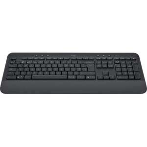 Logitech Signature K650 Keyboard - Wireless Connectivity - English (UK) - QWERTY Layout - Graphite Grey - Bluetooth/RF - 5