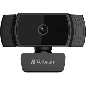 Verbatim Webcam - 2 Megapixel - 30 fps - Black - USB 2.0 - 1 Pack(s) - 1920 x 1080 Video - CMOS Sensor - Auto-focus - 65° 