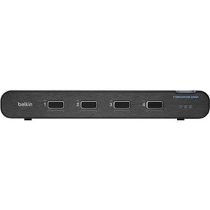 Belkin Secure F1DN104KVM-UNN4 KVM-Switchbox - TAA-konform - 4 Computer - 1 Lokaler Benutzer(n) - 3840 x 2160 - 4 x PS/2-Po