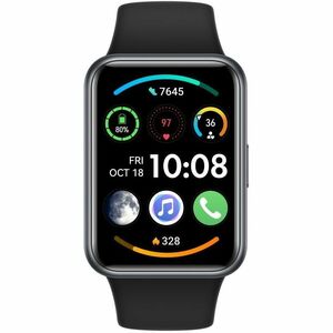 Huawei WATCH FIT 2 Smartwatch - Quadratisch Case Shape - Mitternacht, Schwarz Case Color - Schwarz Band Color - Polymer Ca