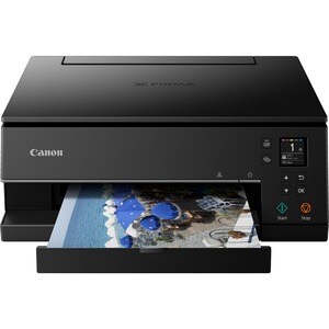 Canon PIXMA TS6350a Sem fios Impressora multi-funcional de jato de tinta - Cor - Preto - Copiadora/Impressora/Scanner - 48