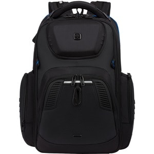 SwissGear ScanSmart 8121203410 Carrying Case (Backpack) for 17" Notebook - Black - Bump Resistant, Ding Resistant, Scratch