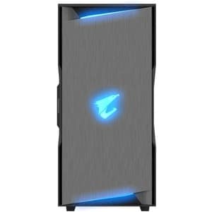 Aorus C300 GLASS Computer Case - Micro ATX, ATX Motherboard Supported - Mid-tower - Steel, Plastic, Tempered Glass - Black
