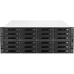 QNAP TS-h3087XU-RP-E2378-64G 30 x Total Bays SAN/NAS Storage System - 5 GB Flash Memory Capacity - Intel Xeon E-2378 Octa-