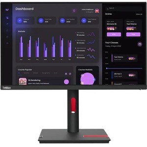 Lenovo ThinkVision T24i-30 24.0" Class Full HD LCD Monitor - 16:9 - 60.5 cm (23.8") Viewable - In-plane Switching (IPS) Te