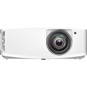Optoma UHD35STx 3D Short Throw DLP Projector - 16:9 - Wall Mountable - White - High Dynamic Range (HDR) - Front - 2160p - 