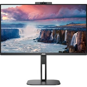 AOC 24V5CW 24" Aula Webcam Full HD Monitor LCD para gaming - 16:9 - Preto mate - 60,5 cm (23,8") Viewable - Tecnologia IPS