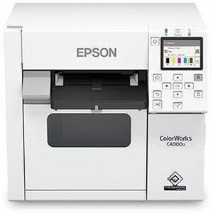 Epson ColorWorks CW-C4000 Desktop Inkjet Printer - Color - Label Print - Gigabit Ethernet - USB - USB Host - With Cutter -