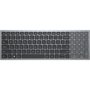 Dell Compact KB740 Keyboard - Wireless Connectivity - USB Interface - Hungarian - QWERTZ Layout - Black, Grey - Scissors K
