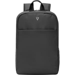V7 Essential CBK16-BLK Carrying Case (Backpack) for 40.6 cm (16") to 40.9 cm (16.1") Notebook - Black - Water Resistant - 