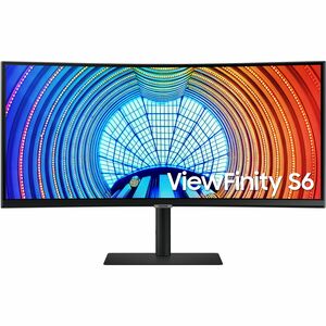 Samsung ViewFinity S34A654UBN 34" Class UW-QHD Curved Screen LCD Monitor - 21:9 - Black - 34" Viewable - Vertical Alignmen