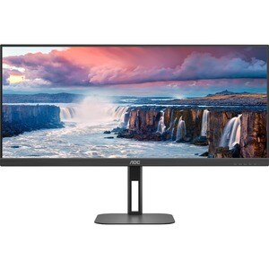 AOC U34V5C/BK 34" Class WQHD Gaming LCD Monitor - 21:9 - Matte Black - 86.4 cm (34") Viewable - Vertical Alignment (VA) - 