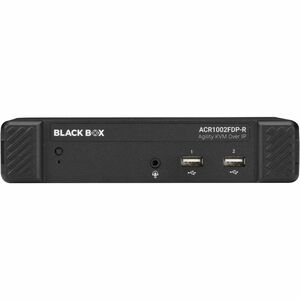 Black Box Agility KVM over IP Fiber Extender - Dual-Monitor, DisplayPort, USB 2.0 - 65616.80 ft Range - WQXGA - 2560 x 160