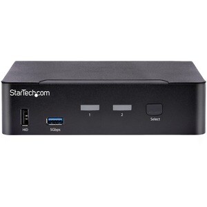 2 PORT USB C DP KVM SWITCH - 4K 60HZ 3.5MM AND USB AUDIO