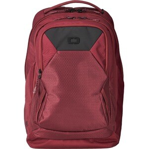 Ogio Axle Pro Carrying Case (Backpack) for 17" Notebook - Burgundy - Water Resistant - 1680D Ballistic Fabric, 600D Ripsto