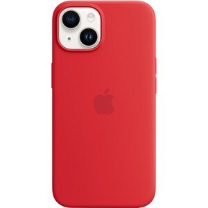 Apple Case for Apple iPhone 14 Smartphone - Red - Silky, Soft-touch - Scratch Resistant, Drop Resistant - Silicone, MicroF