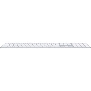 Apple Magic Keyboard - Wireless Connectivity - Arabic - QWERTY Layout - Silver, White - Scissors Keyswitch - Bluetooth - C