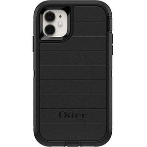 OtterBox Defender Series Pro Rugged Carrying Case (Holster) Apple iPhone 11, iPhone XR Smartphone - Black - Bacterial Resi