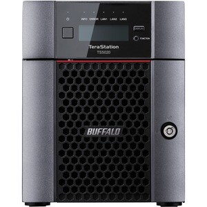 BUFFALO TeraStation 5420DN 4-Bay Secure Business Desktop NAS 8TB (2x4TB) w/ Hard Drives Included - Alpine Quad-core (4 Cor