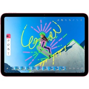 Apple iPad (10th Generation) Tablet - 27.69 cm (10.90") - Apple A14 Bionic Hexa-core - 4 GB - 64 GB Storage - Pink - Fires