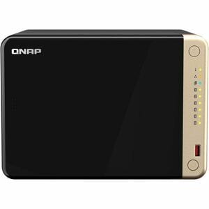 QNAP Turbo NAS TS-664-8G 6 x Total Bays SAN/NAS Storage System - 4 GB Flash Memory Capacity - Intel Celeron N5095 Quad-cor