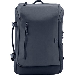 HP Travel Carrying Case (Backpack) for 39.6 cm (15.6") Notebook, Travel Essential - Blue, Grey - Plastic Exterior Material