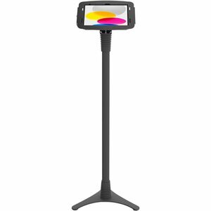 Compulocks Altura ajustável Suporte para tablet PC - Até 27,7 cm (10,9") Suporte de ecrã - Piso - Alumínio, Aço - Preto - 
