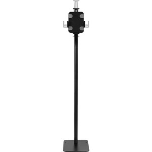 Neomounts Floor Mount for Tablet - Black - Height Adjustable - 1 Display(s) Supported - 20.1 cm to 27.9 cm (11") Screen Su