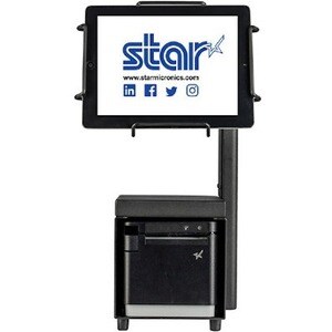 Star Micronics mENCLOSURE mENCLOSURE UNIVERSAL BLK Mounting Enclosure for iPad Air 2, iPad Pro (4th Generation), Tablet, T