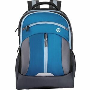 HP Carrying Case (Backpack) for 39.62 cm (15.60") HP Notebook - Blue, Black - Shoulder Strap - 49 cm (19.29") Height x 34 