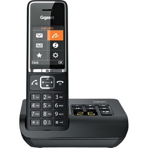 Gigaset COMFORT 550A DECT-Schnurlostelefon - Schwarz - Schnurlos - Schnurlos - 1 Telefonleitung(en) - 1 Mobilteil(e) - 1 G