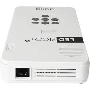 AAXA Technologies pico+ KP-101-03 LED Projector - 16:9 - Portable - White - 1280 x 720 - Front - 1080p - 20000 Hour Normal