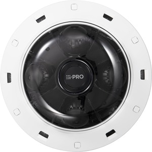 i-PRO WV-S8574L 33 Megapixel Outdoor 4K Network Camera - Colour - Dome - White - 39.93 m Infrared/Color Night Vision - H.2