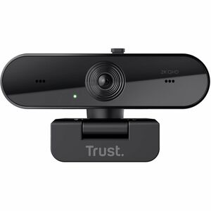 Trust TW-250 - Webcam - 30 fps - Schwarz - USB 2.0 - 2560 x 1440 Pixel Videoauflösung - 2K - Autofokus - 92° Angle - Tisch