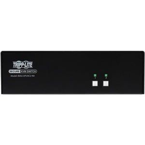Tripp Lite series Secure B002-DP2AC2-N4 KVM Switchbox - TAA Compliant - 2 Computer(s) - 1 Local User(s) - 3840 x 2160 - 50