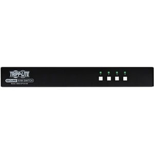 Tripp Lite series Secure B002-DP1A4-N4 KVM Switchbox - TAA Compliant - 4 Computer(s) - 1 Local User(s) - 3840 x 2160 - 50 