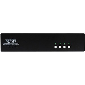 Tripp Lite series Secure B002-DP2AC4-N4 KVM Switchbox - TAA Compliant - 4 Computer(s) - 1 Local User(s) - 3840 x 2160 - 50