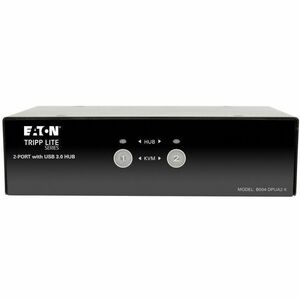 Tripp Lite series B004-DPUA2-K KVM Switchbox - 2 Computer(s) - 1 Local User(s) - 2560 x 1600 - 6 x USB - 3 x DisplayPort
