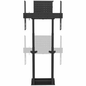 Neomounts Wall Mount for Display - Black - Height Adjustable - 1 Display(s) Supported - 139.7 cm to 254 cm (100") Screen S