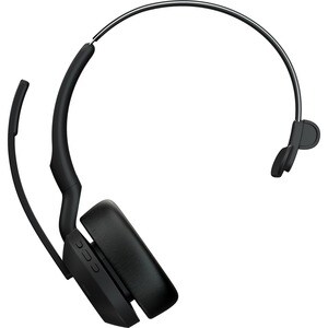 Jabra Evolve2 55 Wired/Wireless On-ear Mono Headset - Black - Monaural - Supra-aural - 3000 cm - Bluetooth - 20 Hz to 20 k