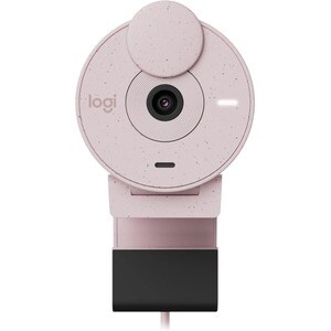 Cámara Web Logitech BRIO 300 - 2Megapíxel - 30fps - Rosa - USB Tipo C - 1920 x 1080 Vídeo - Foco Estático - 70° Ángulo - 1