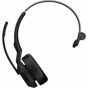 Jabra Evolve2 55 Wireless On-ear Mono Headset - Monaural - Supra-aural - 3000 cm - Bluetooth - 20 Hz to 20 kHz - MEMS Tech