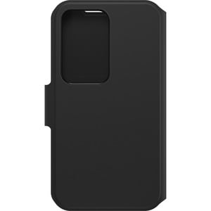 OtterBox Strada Via Carrying Case (Folio) Samsung Galaxy S23 Smartphone - Night Black - Drop Resistant, Fingerprint Resist