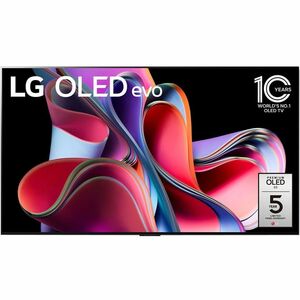 LG evo G3 OLED55G3PUA 55" Smart OLED TV - 4K UHDTV - Alexa, Apple HomeKit Supported - webOS 23 - Dolby AC3, Dolby AC-4, Do
