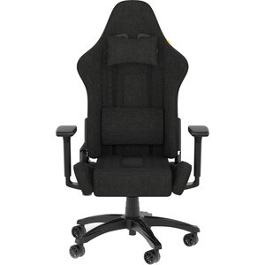 Corsair TC100 RELAXED Gaming Chair - Fabric Black/Grey - Fabric, Nylon - Black, Gray