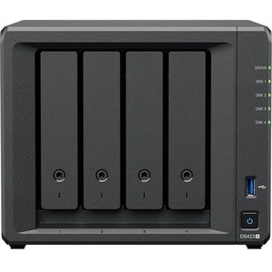 Synology DiskStation DS423+ 4 x Total Bays SAN/NAS Storage System - Intel Celeron J4125 Quad-core (4 Core) 2 GHz - 2 GB RA