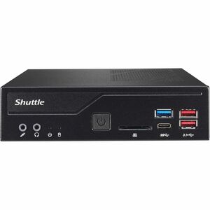 Shuttle XPC slim DH470 Barebone System - Slim PC - Socket LGA-1200 - 1 x Processor Support - TAA Compliant - Intel H470 Ch