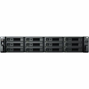 Synology RackStation RS2423RP+ 12 x Total Bays SAN/NAS Storage System - AMD Ryzen V1780B Quad-core (4 Core) 3.35 GHz - 8 G