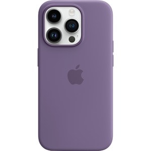 Apple iPhone 14 Pro Silicone Case With MagSafe - Iris - For Apple iPhone 14 Pro Smartphone - Iris Purple - Soft-touch, Sil